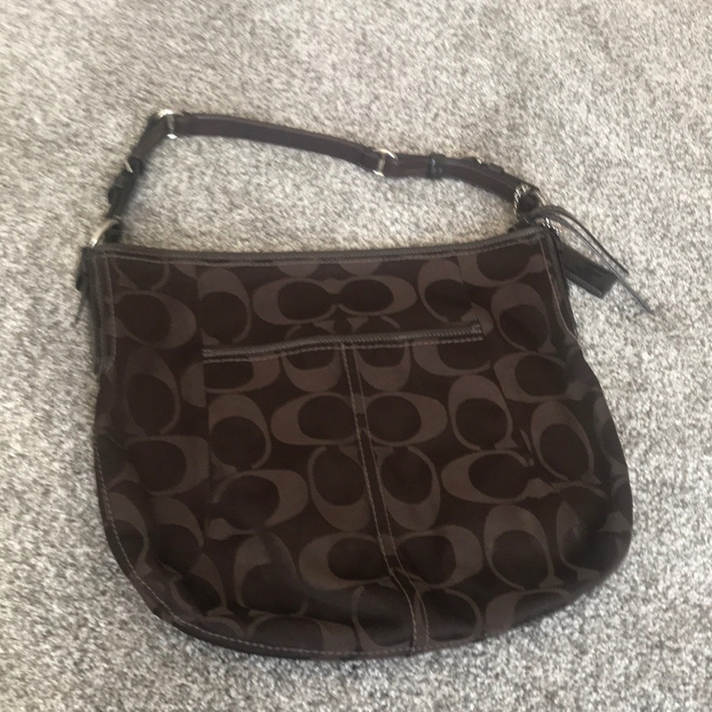 COACH Signature Boho Shoulder Handbag